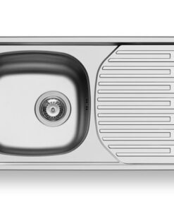 Νεροχύτης ET 33 Fork 0TH Λείος 86x43.5cm Pyramis