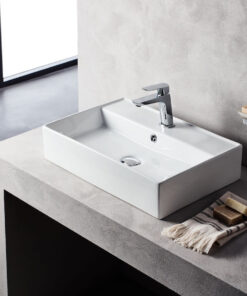 Νιπτήρας New Strata Λευκός 50x35 Tema