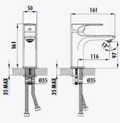 Μπαταρία Νιπτήρος Faye FY1500